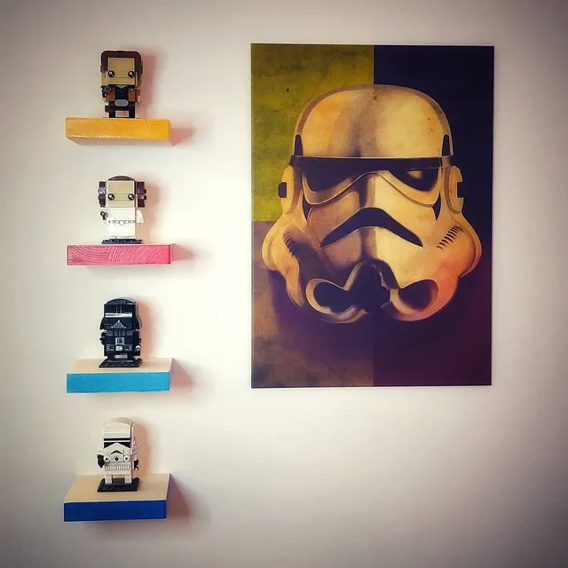 Magnetic shelves